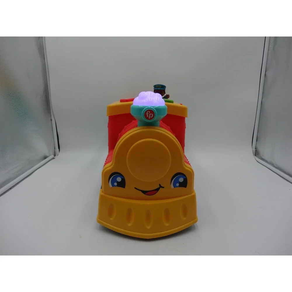 Fisher Price Little People Big ABC Animal Train Red Blue Yellow Toy with Figure